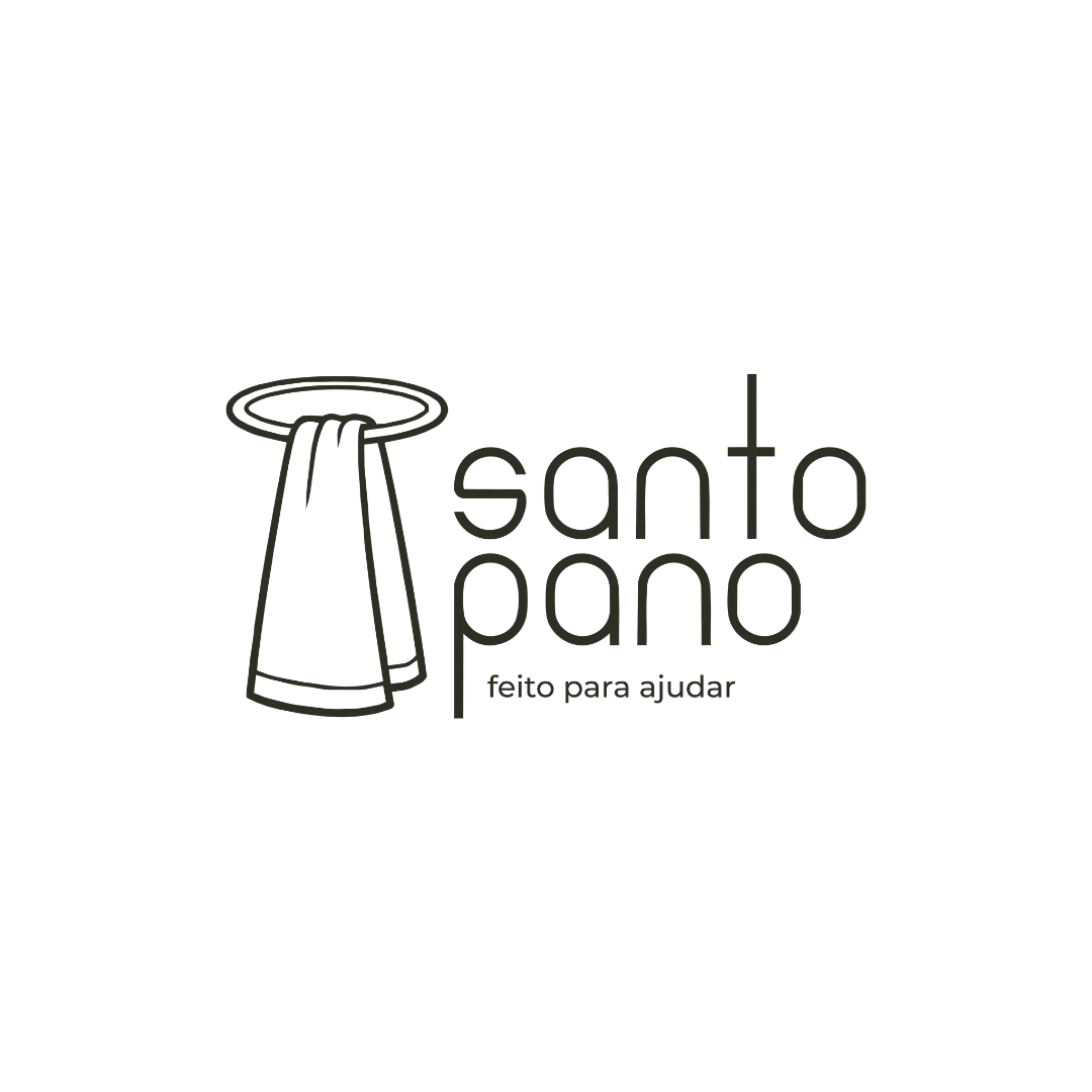 Logotipo de Santo Pano, cliente da Palpitaria.