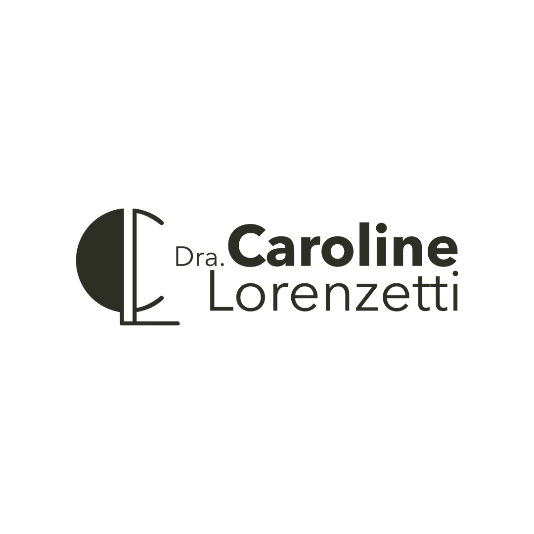 Logotipo de Dra. Caroline Lorenzetti, cliente da Palpitaria.
